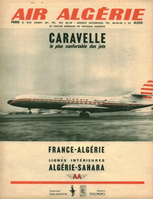 Affiche originale Air Algérie
