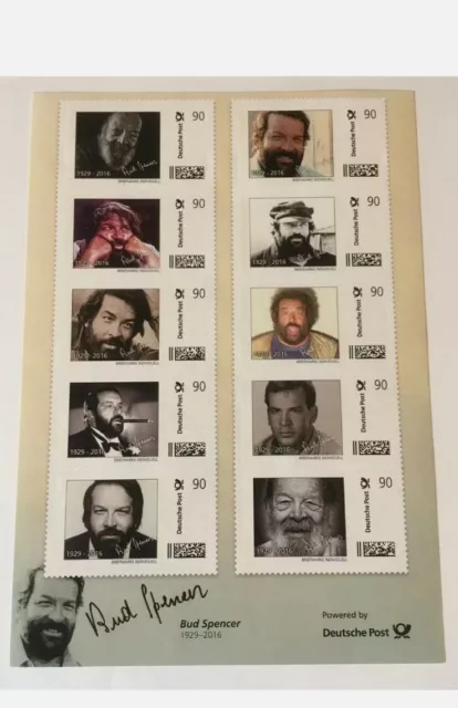 Bud Spencer Briefmarken 90 Cent 10 X 0,90 Euro SELTEN