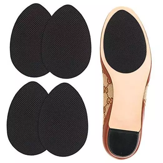 Non-Slip Shoes Pads Adhesive Shoe Sole Protectors, High Heels Anti-Slip Black