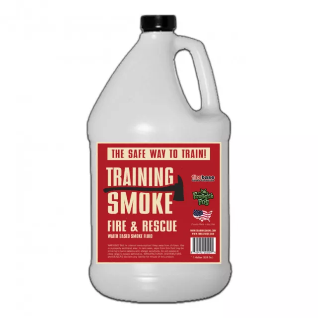 Froggy's Fog Training Smoke Fire and Rescue Water Based Smoke Fluid - Gallon