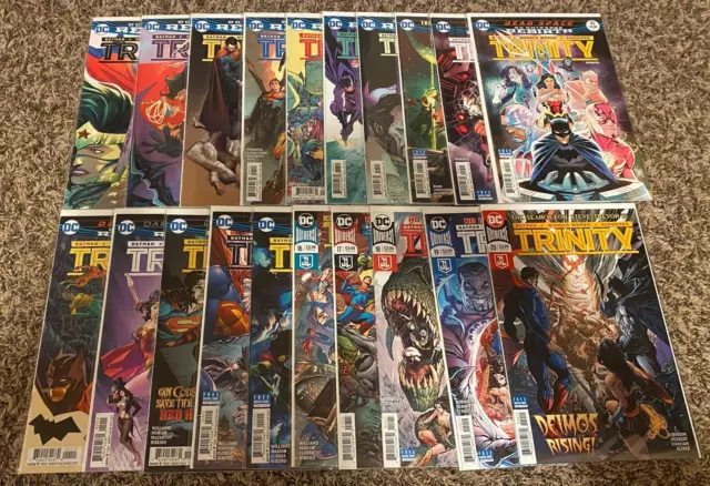 Trinity Superman Batman Wonder Woman Rebirth 2016 1-22 Annual Dc Comics Complete