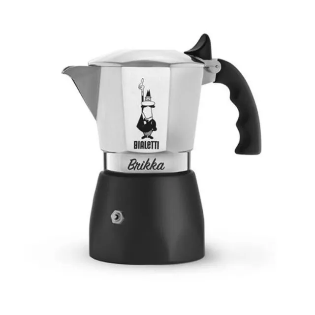 BIALETTI BRIKKA 4 Cup 2018 Coffee Percolator Stovetop CARBON NEUTRAL DELIVERY