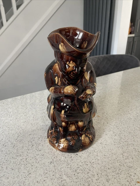 ROCKINGHAM TREACLE GLAZE Toby Jug Snuff Taker with hat £50.00 - PicClick UK