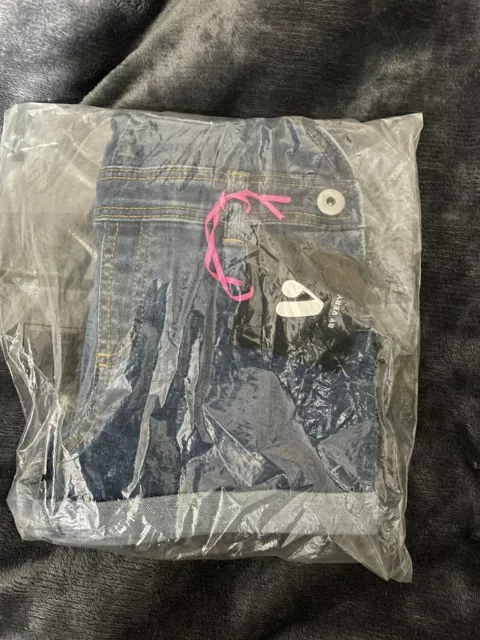 BNWT Girls 5 Years Denim Short Dungarees