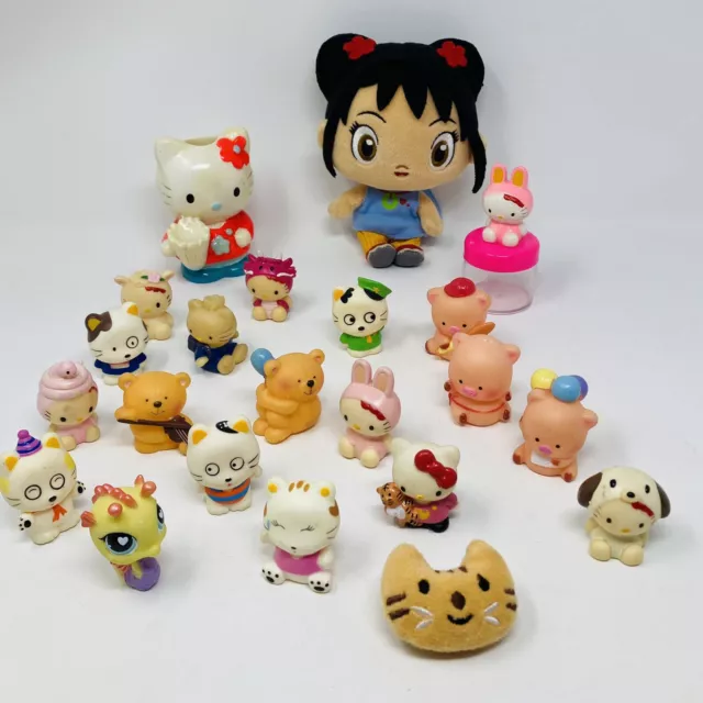 Ni Hao Kai Lan & Hello Kitty Toy Figures 22pc Lot PVC Figures