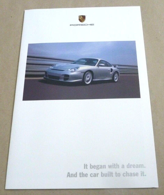 2001 PORSCHE 911 GT2 TURBO BOXSTER Catalogue Brochure Prospekt Dépliant