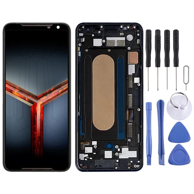 Für Asus ROG Phone II ZS660KL Display Full LCD + Rahmen Touch Ersatzteil Schwarz