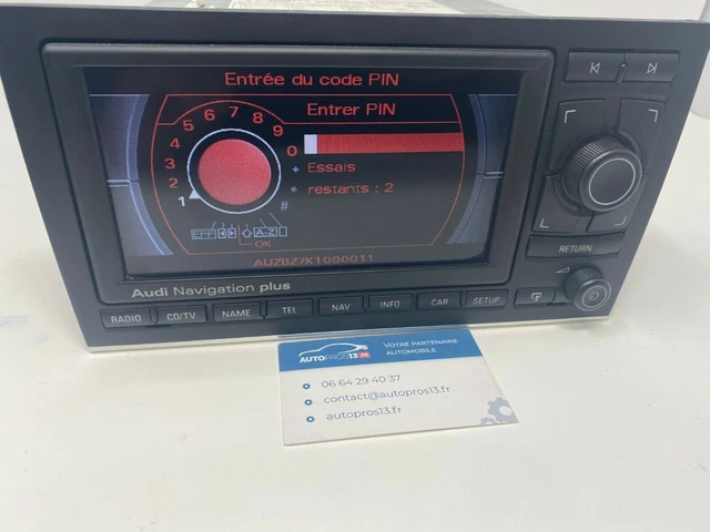 Autoradio Audi A4 D'origine AISIN - Référence 8E0035192D, 2548871 Occasion