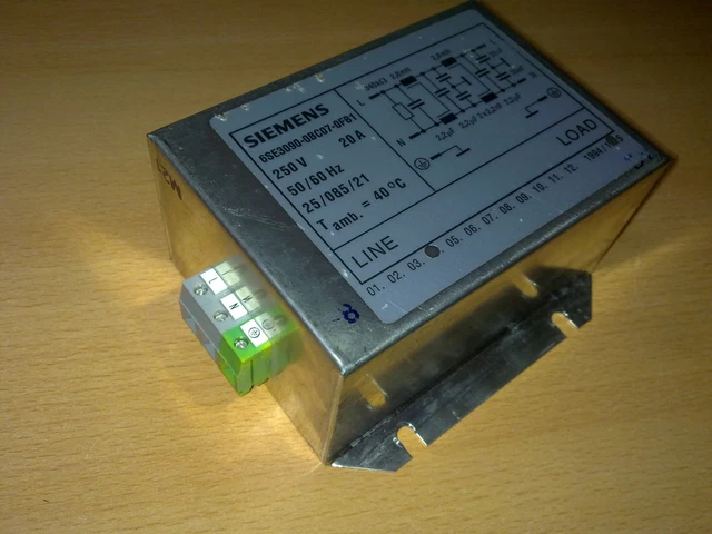Siemens 6SE3090-0BC07-0FB1 Rfi Filtre de Suppression D'Interférence