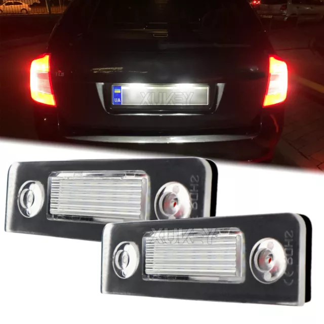 2 x illuminazione targa per Skoda Octavia Roomster illuminazione targa 2 x illuminazione targa per Skoda Octavia Roomster illuminazione targa