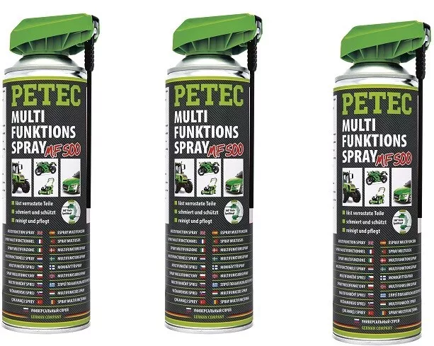 3 x Petec MF500 Multifunktionsspray Artikel-Nummer 71250 Gebindegröße: 500 ml !!