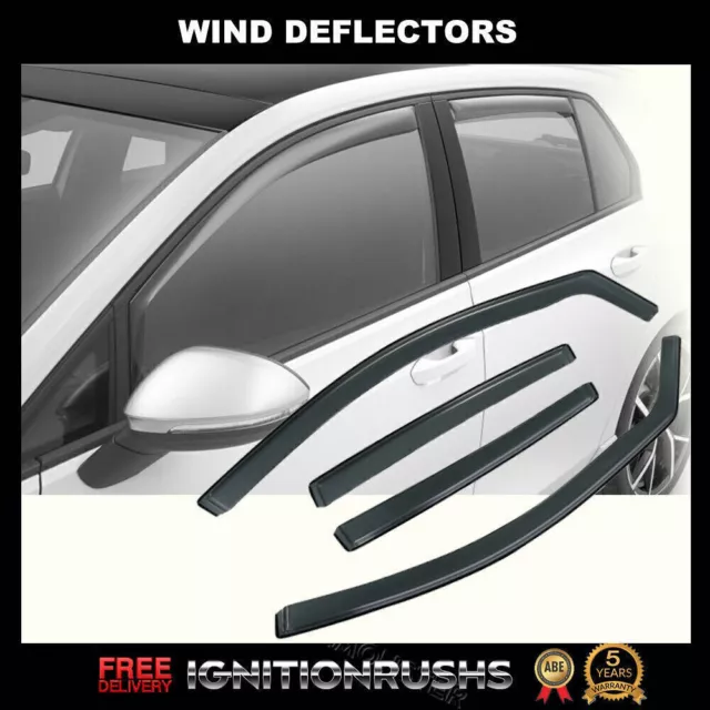 4PCS/Set Wind Deflectors For VW Golf mk 7 5door hatchback 2012-onwards