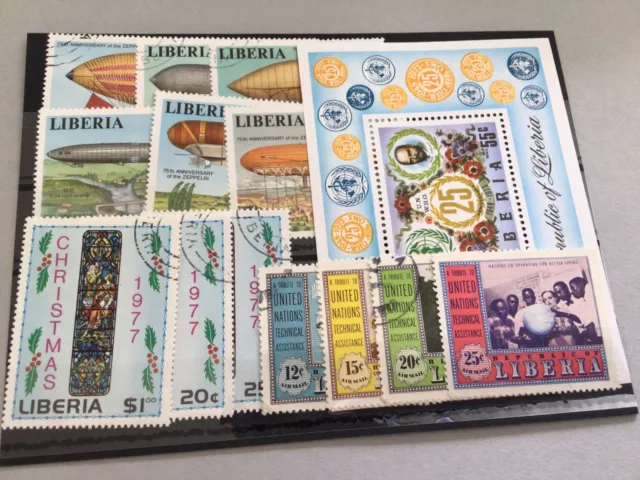 Liberia mint never hinged and used Stamps Ref 64065