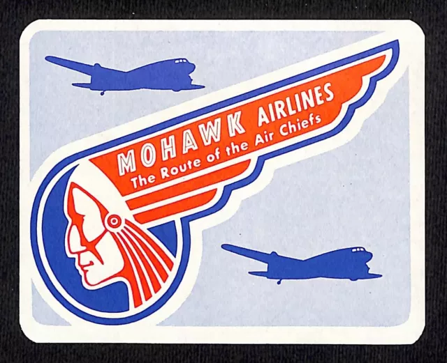 Mohawk Airlines Wheaties Cereal Premium Airline Sticker c1955 VGC