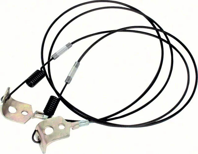1967-69 Camaro Firebird; Convertible Top Side Tension Cables; Pair; OER