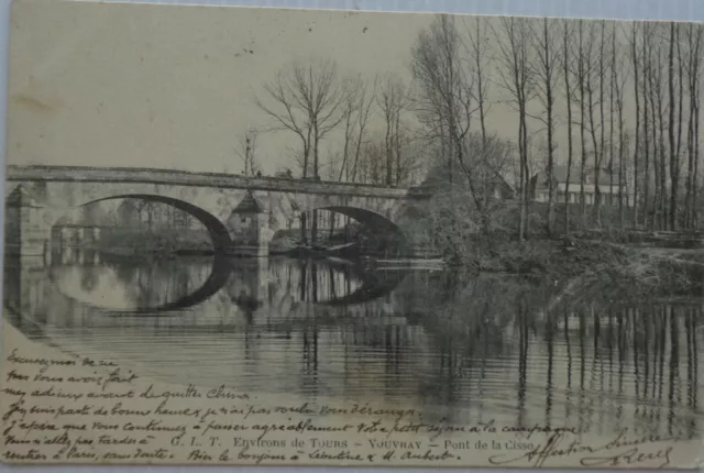 Tours 37 CPA Approx. de Tours Vouvray Bridge Of La Cisse Good Condition 1903