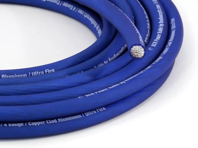 KnuKonceptz Blue Ultra Flex KCA True AWG 4 Gauge Power Wire Battery Cable 5M