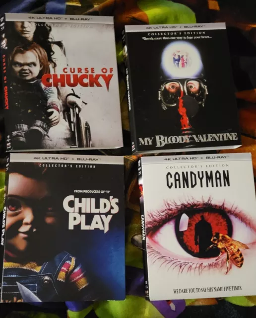 LOT 4 Scream Factory 4K UHD Blu-ray SLIPCOVERS ONLY