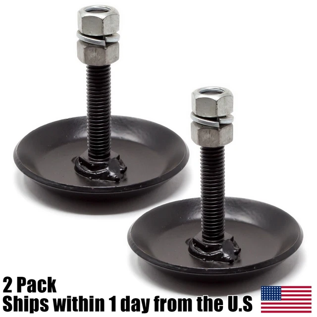 (2) Snow Plow Blade Skid Shoes For Polaris Ranger RZR Razor 2873423