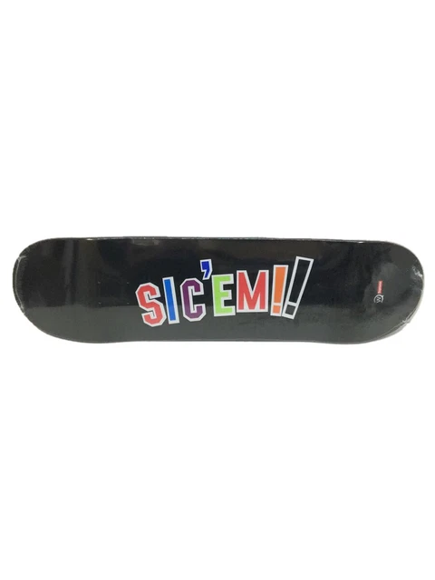 Supreme WTAPS Sic em Skateboard Deck Deck Skateboard Deck Unopened Black