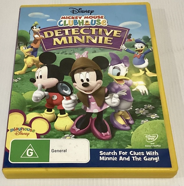 MICKEY MOUSE CLUBHOUSE Detective Minnie DVD Region 4 Playhouse Disney