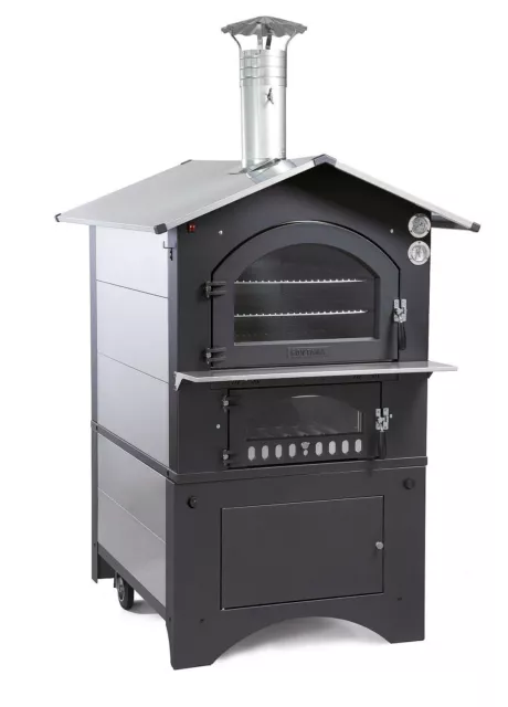 Holzbackofen / Pizzaofen Fontana Maxi Gusto 100x65 mit riesiger Backfläche