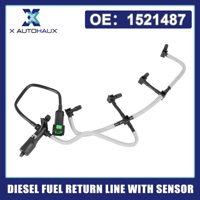 DIESEL FUEL RETURN Line Hose Leak Off Pipe with Sensor for Ford Focus
