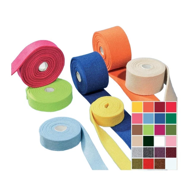 5 m cinta de fieltro 10 cm de ancho, 1 mm de espesor, (1,99 €/m) cinta de fieltro MODERNA, Hobbyfun