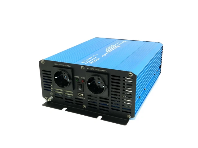Convertisseur Tension 24V Vers 230V 1500/3000W - Onduleur Pour Voiture, Camping-car, Installation Solaire