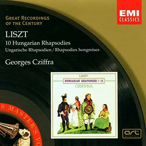 Georges Cziffra - Liszt: Hungarian Rhapsodies - Georges Cziffra CD T0VG The