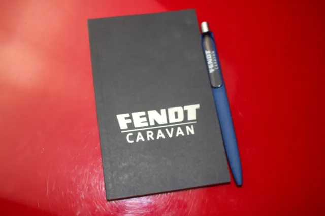 Fendt Caravan Notizblock mit Kugelschreiber Neu OVP notebook + top prodir pen