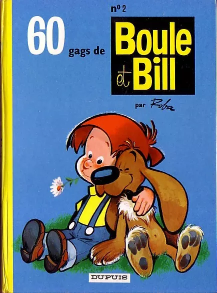 BOULE ET BILL N° 2 B de 1965 / DOS ROND JAUNE par ROBA BE