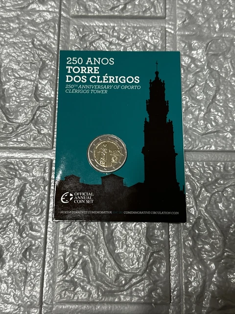 2 Euro Coincard PORTOGALLO BU 2013 TORRE CLERIGOS  - CC UNC CARD -