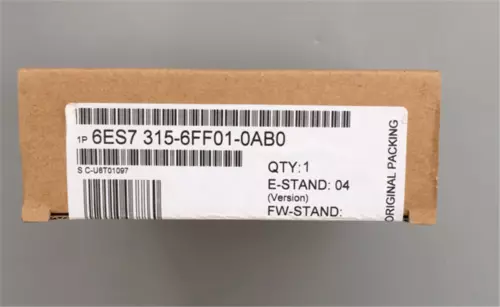 Neuf Siemens 6ES7315-6FF01-0AB0 6ES7 315-6FF01-0AB0 SIMATIC S7-300 CPU 315F