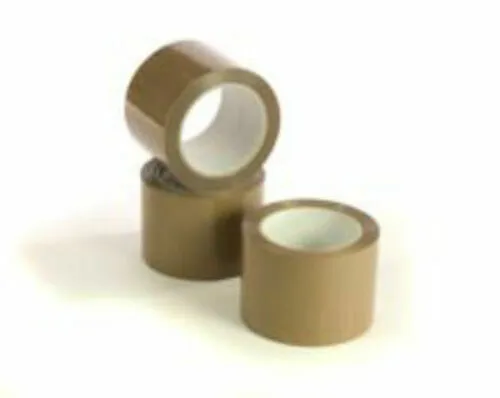 BRAND NEW ROLL OF EXTRA WIDE 3" BROWN PACKING TAPE 72mm x 66M / BEST QUALITY