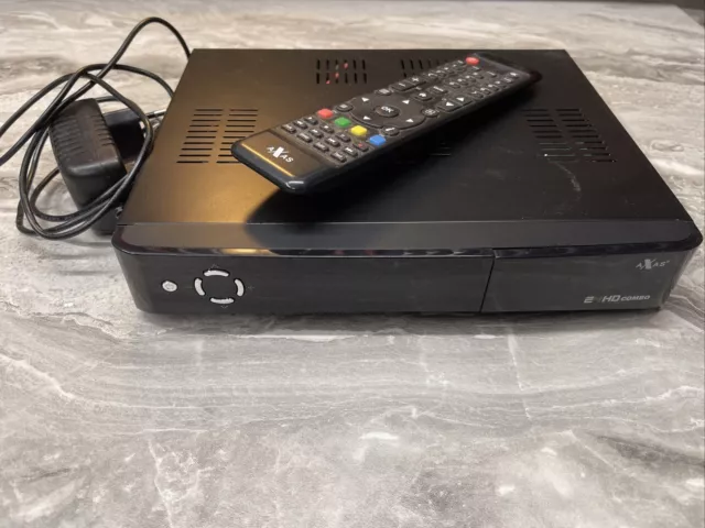 Sat Receiver, Axas E4HD Combo.