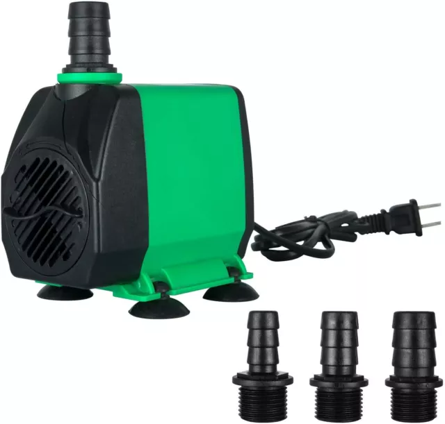 Simple Deluxe 24W 800GPH Submersible Pump (3000L/H) Ultra Quiet (10ft High Lift)