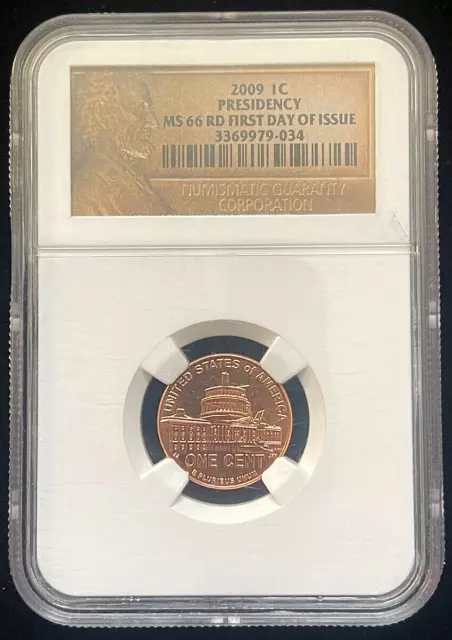 2009 Lincoln Bicentennial PRESIDENCY NGC MS66RD "First Day Of Issue"