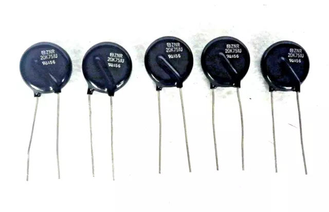ZNR 20K75IU s56 2-PIN Surge Absorber Varistor Lot Of 5