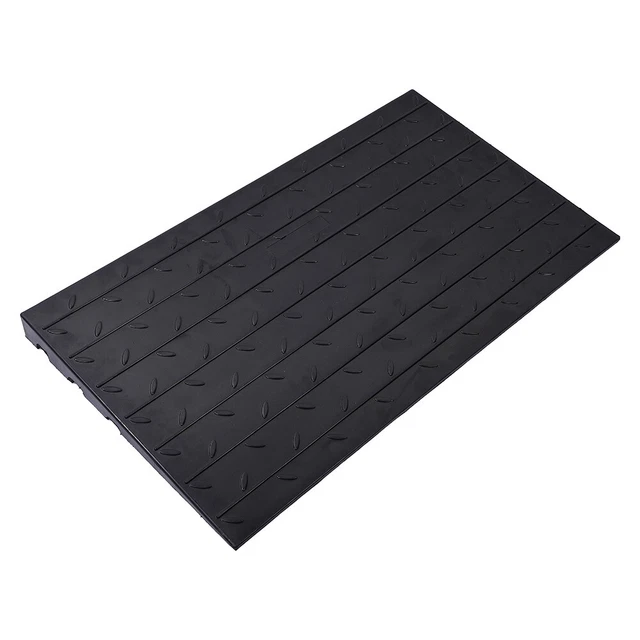 Rampa umbral de goma de 4 pulgadas 2200 libras para sillas de ruedas scooters sillas eléctricas