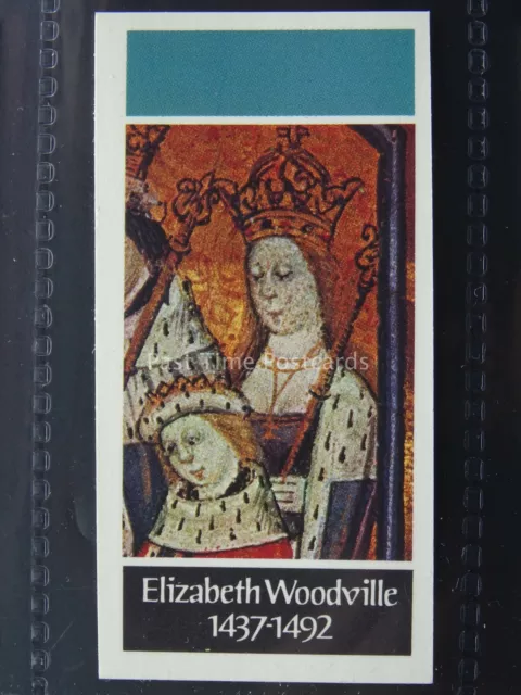 No.17 ELIZABETH WOODVILLE Kings & Queens of England by Carreras / Black Cat 1977