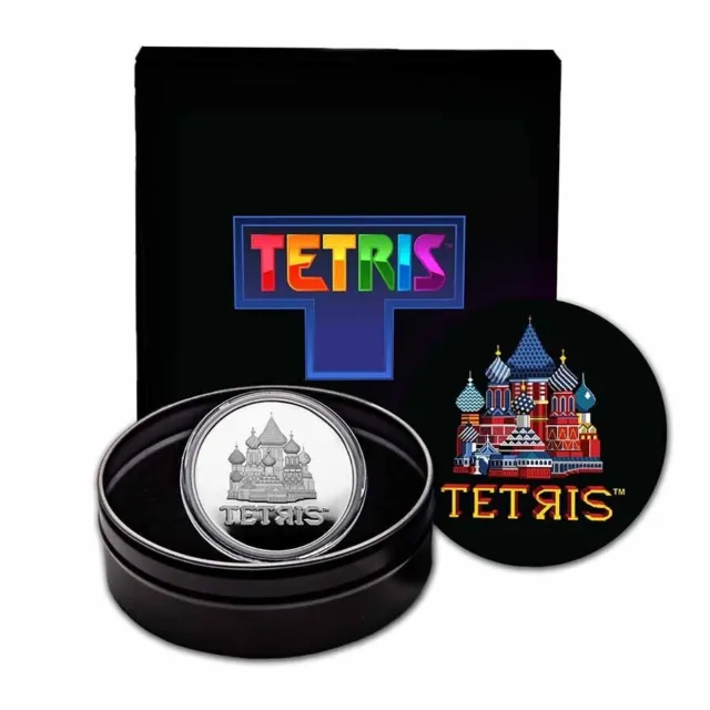 Tetris Basilius-Kathedrale 2021 - Niue 2 $  - 1 Oz 999 er Silber  - PP / prfr.