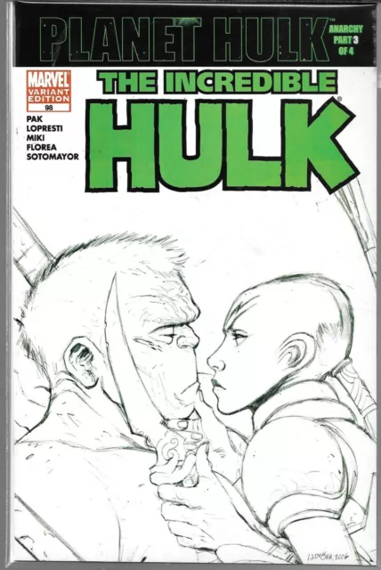 The Incredible Hulk #98 Variant Cover Edition (Vf/Nm) Planet Hulk