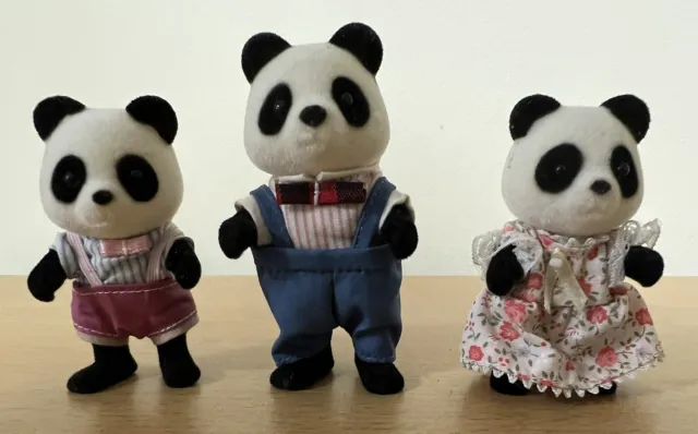 Used] PANDA FAMILY FS-39 2020 Epoch Japan Sylvanian Families Calico Critters
