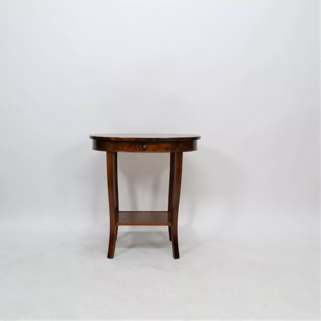 Antiker Nachttisch Beistelltisch Ablage Holz Tisch Vintage alt Birke Kommode