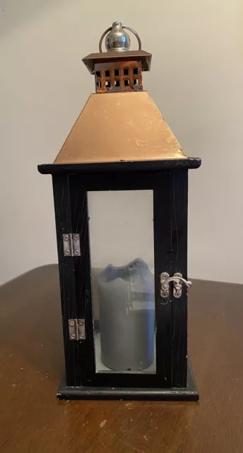 Stylish Candle Lantern With Opening Door