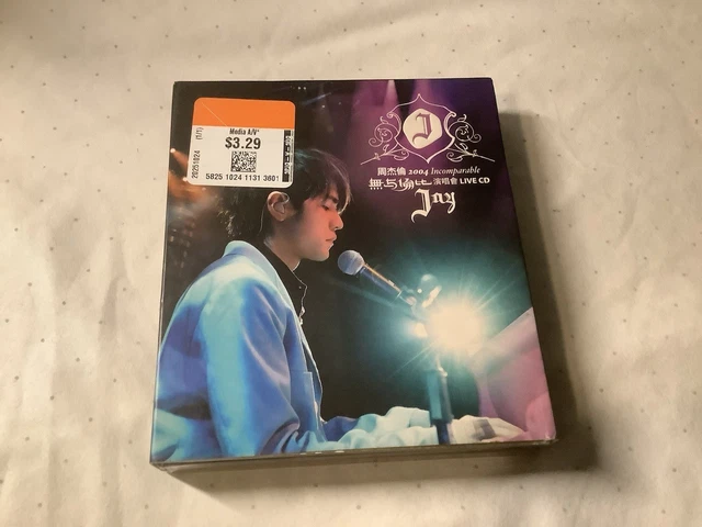 JAY CHOU INCOMPARABLE LIVe DVD Taiwan 7z $148.84 - PicClick CA