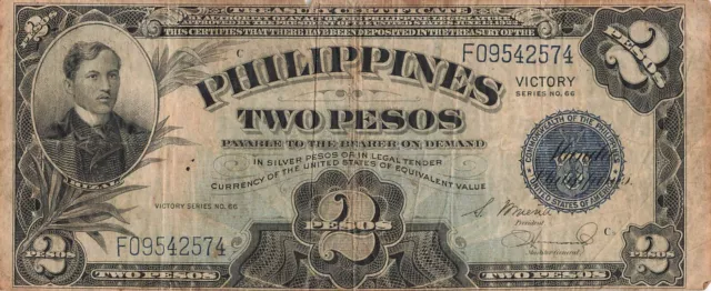 Philippines 2 Pesos 1944