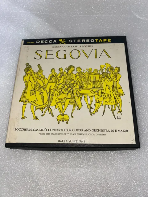 SEGOVIA REEL TO Reel Tape 7 1/2 Ips £18.90 - PicClick UK