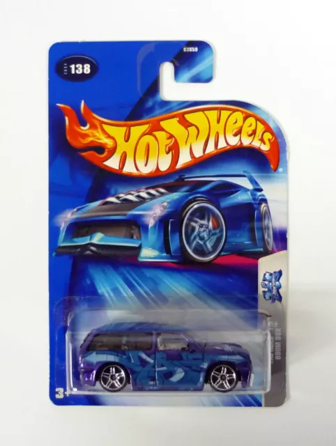 Hot Wheels Boom Box #138 Tag Rides 1/5 Purple Die-Cast Car 2004